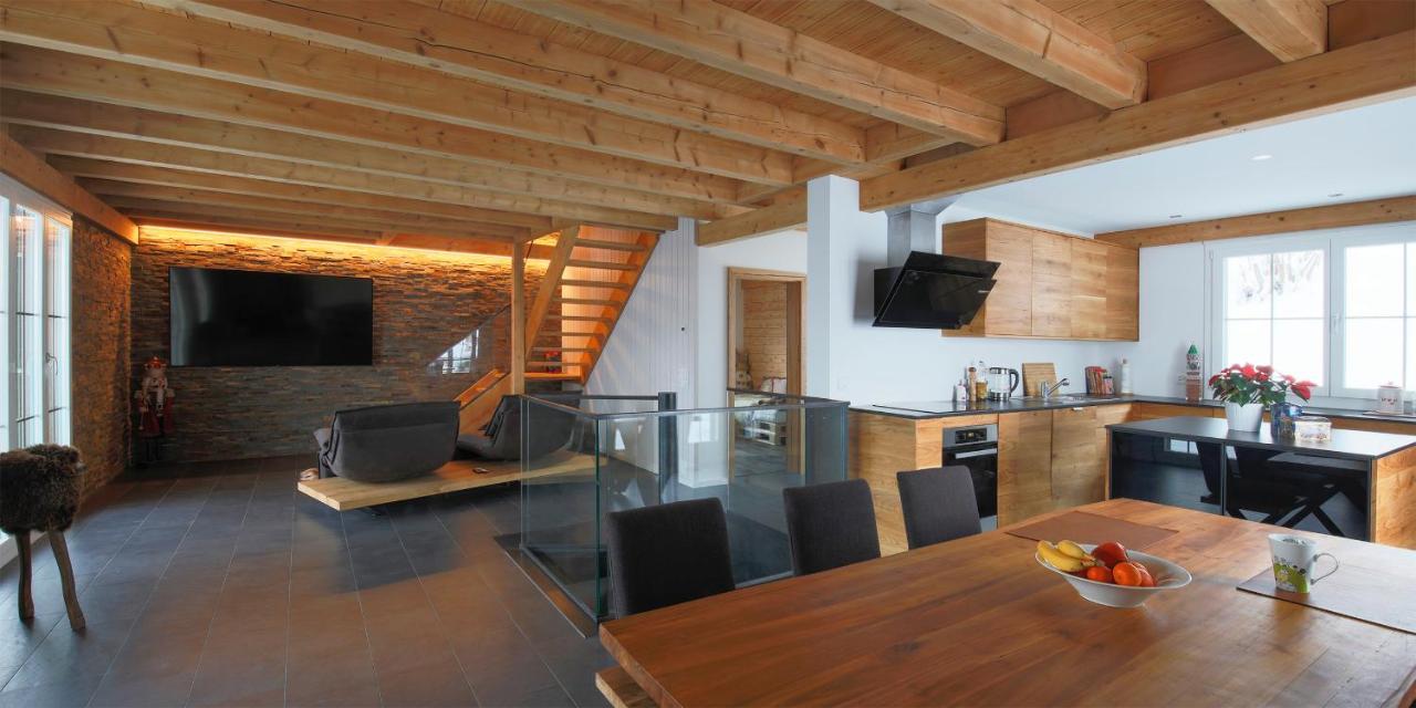 Exklusives Chalet Mit Traumhafter See- Und Bergsicht Seelisberg Ngoại thất bức ảnh