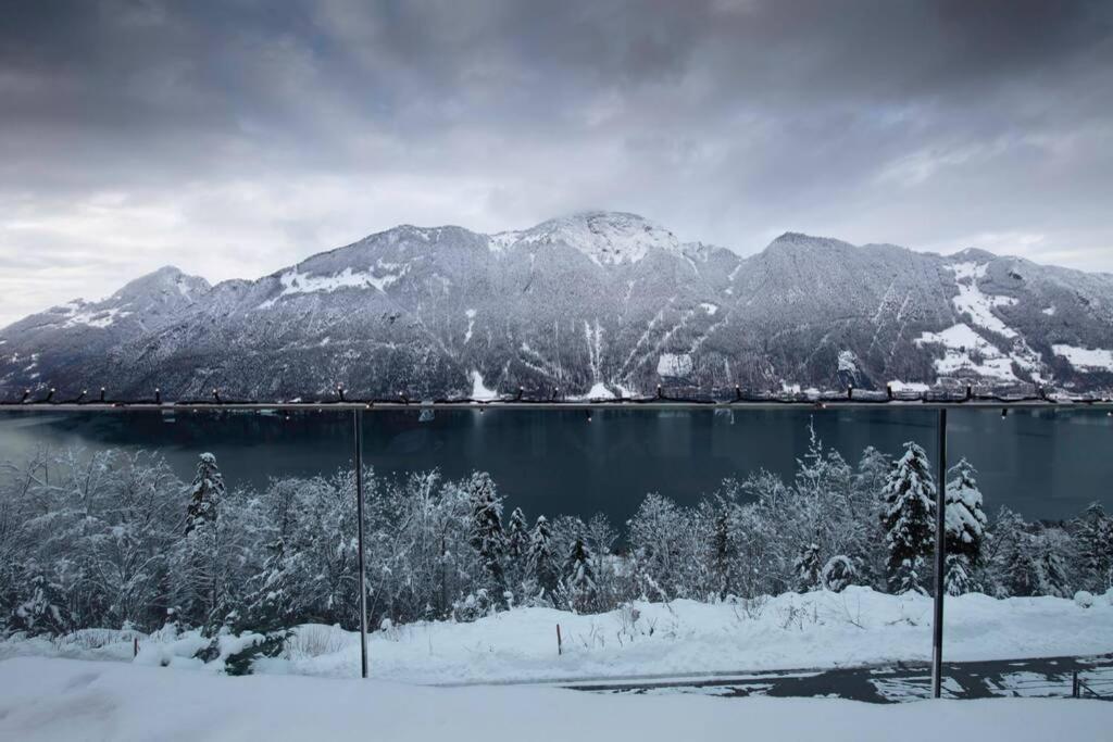 Exklusives Chalet Mit Traumhafter See- Und Bergsicht Seelisberg Ngoại thất bức ảnh