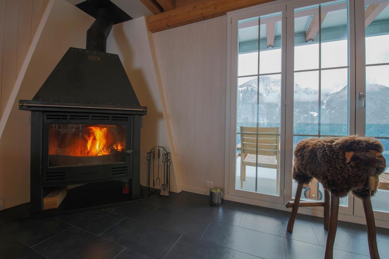 Exklusives Chalet Mit Traumhafter See- Und Bergsicht Seelisberg Ngoại thất bức ảnh